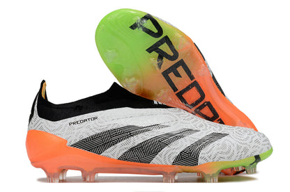 PREDATOR ACCURACY+ FG BOOTS-White Black Orange