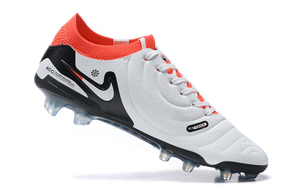 NikeTiempo Legend 10 Elite FG-White&Red&Black