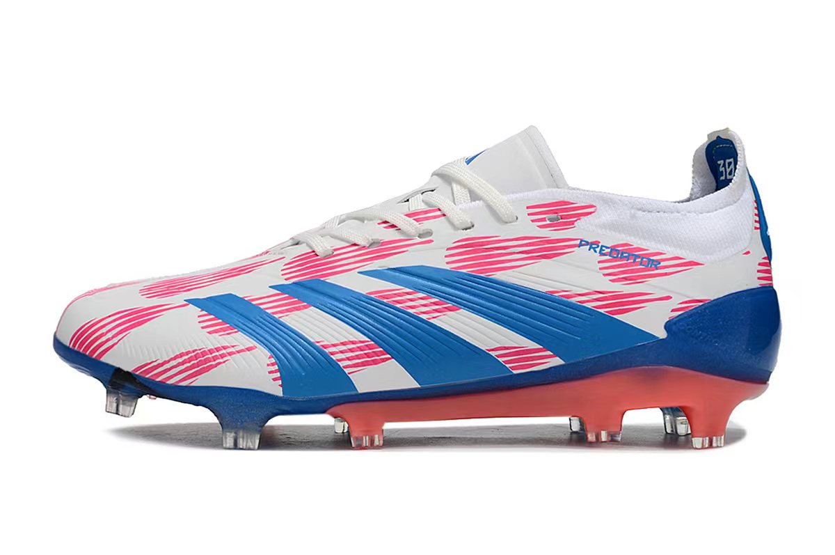 PREDATOR ACCURACY+ FG BOOTS-Pink White Blue