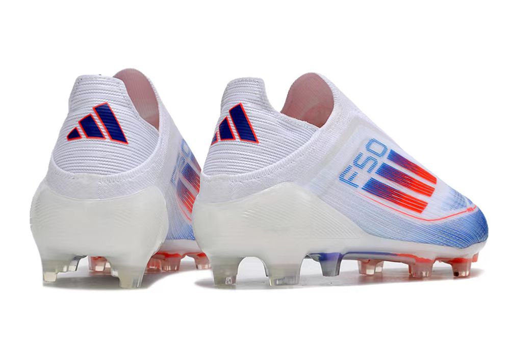 Adidas F50 FG-White Red Blue 1