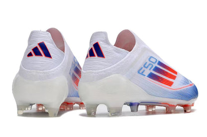 Adidas F50 FG-White Red Blue 1