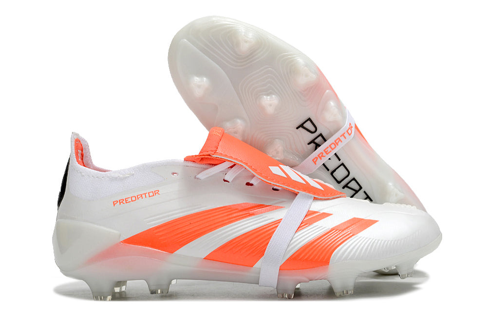PREDATOR ACCURACY+ FG BOOTS-White  Orange 1