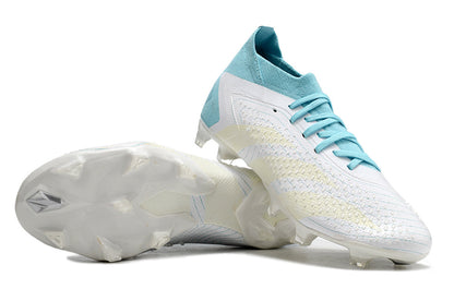 PREDATOR ACCURACY+ FG BOOTS-White Blue