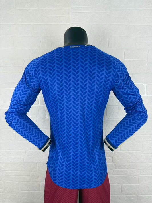 Italy Home Player Jersey - Long Sleeve