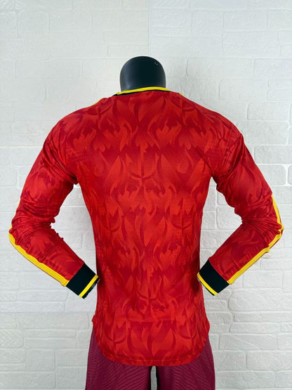 Belgium Home Player Jersey - Long Sleeve