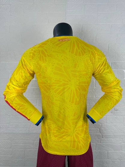 Colombia Home Player Jersey - Long Sleeve