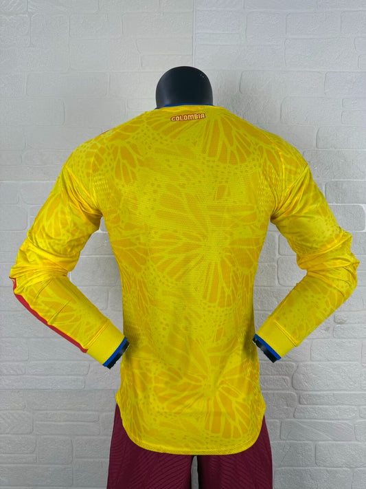 Colombia Home Player Jersey - Long Sleeve