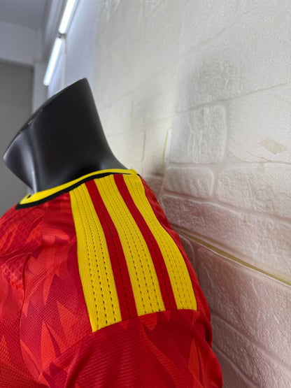 Belgium Home Player Jersey - Long Sleeve