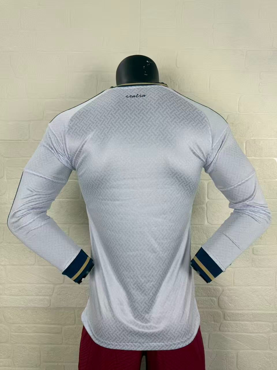 Italy Away Player Jersey - Long Sleeve