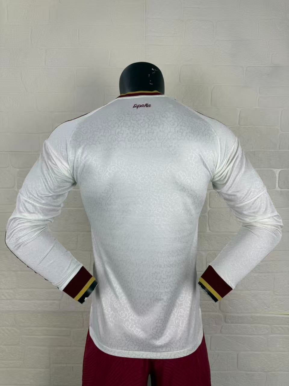 Spain Away Player Jersey - Long Sleeve