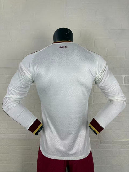 Spain Away Player Jersey - Long Sleeve