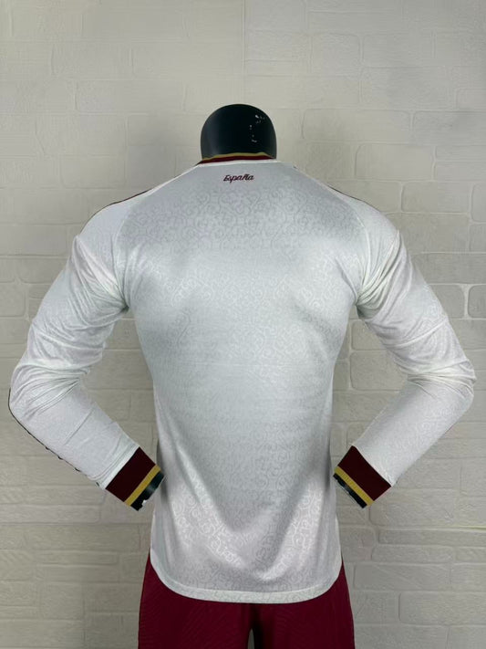 Spain Away Player Jersey - Long Sleeve