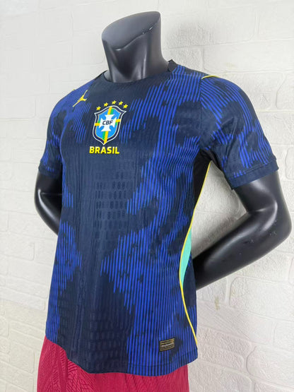 Brazil Away Player Jersey - Short Sleeve