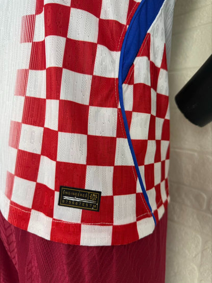Croatia Home Player Jersey - Short Sleeve