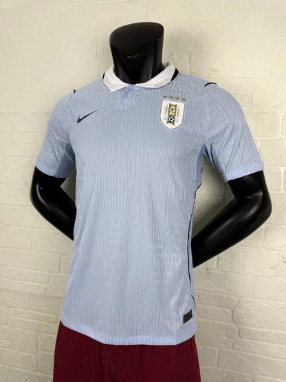 Uruguay Home Player Jersey - Short Sleeve