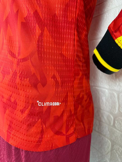 Belgium Home Player Jersey - Long Sleeve