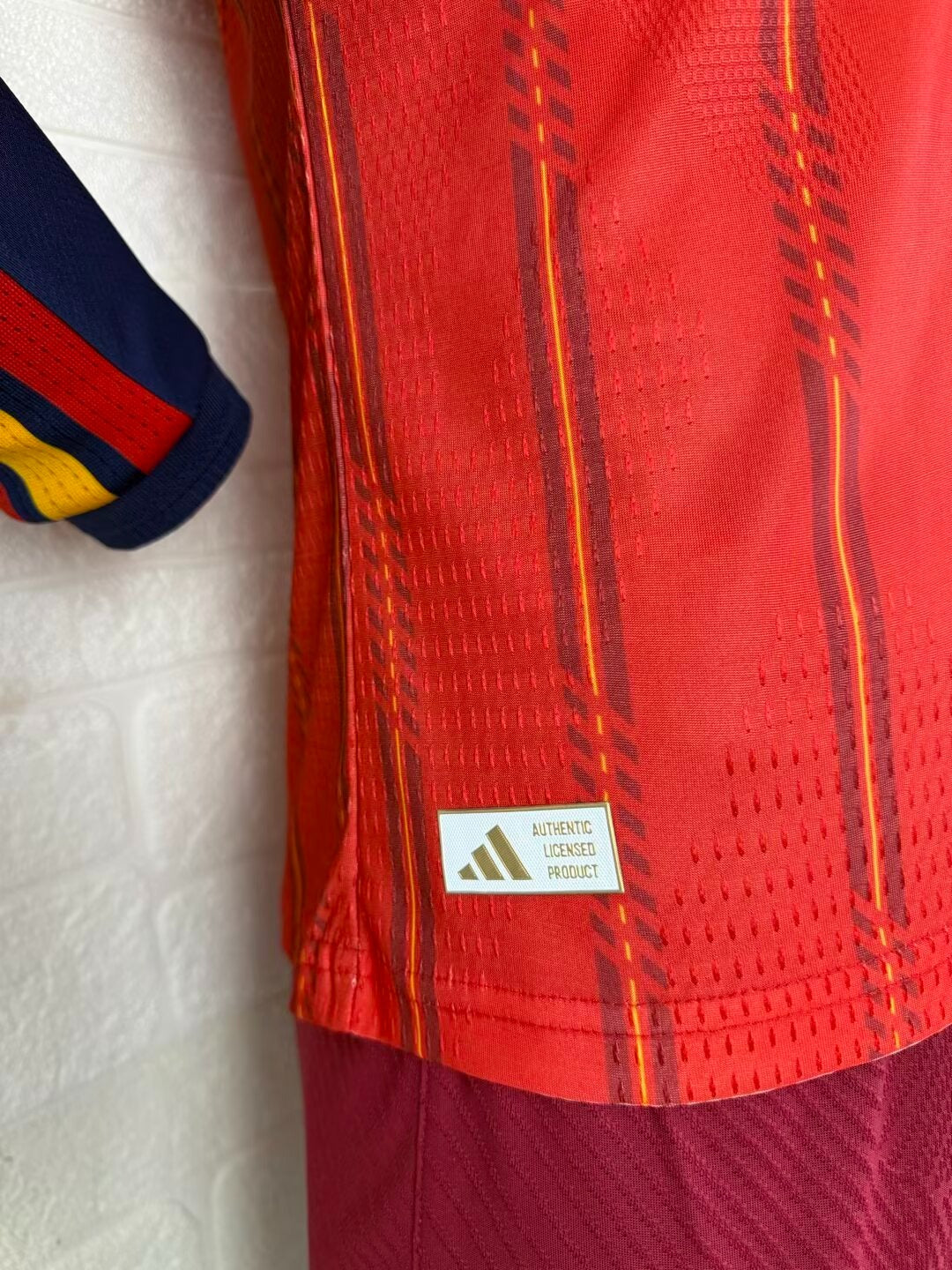 Spain Home Player Jersey - Long Sleeve