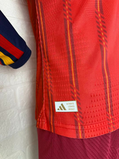 Spain Home Player Jersey - Long Sleeve