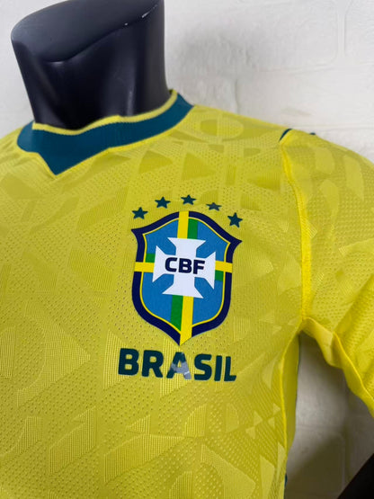 Brazil Home Player Jersey - Short Sleeve