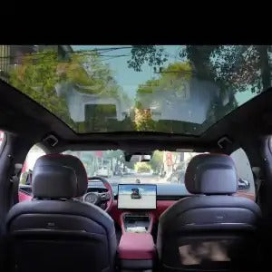 Tesla Model Y Retractable Slim Sunroof Sunshade – Upgraded Sliding Frame Version (Fits New & Old Model Y)