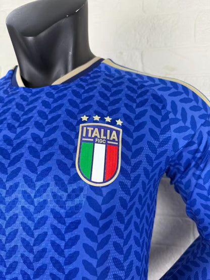 Italy Home Player Jersey - Long Sleeve
