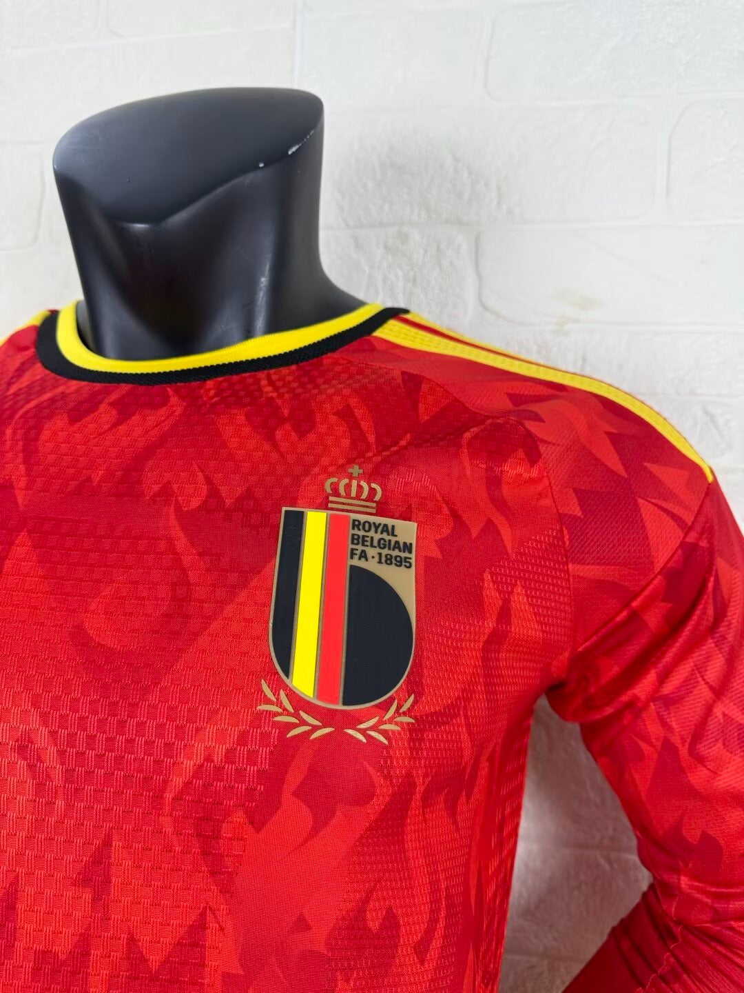 Belgium Home Player Jersey - Long Sleeve