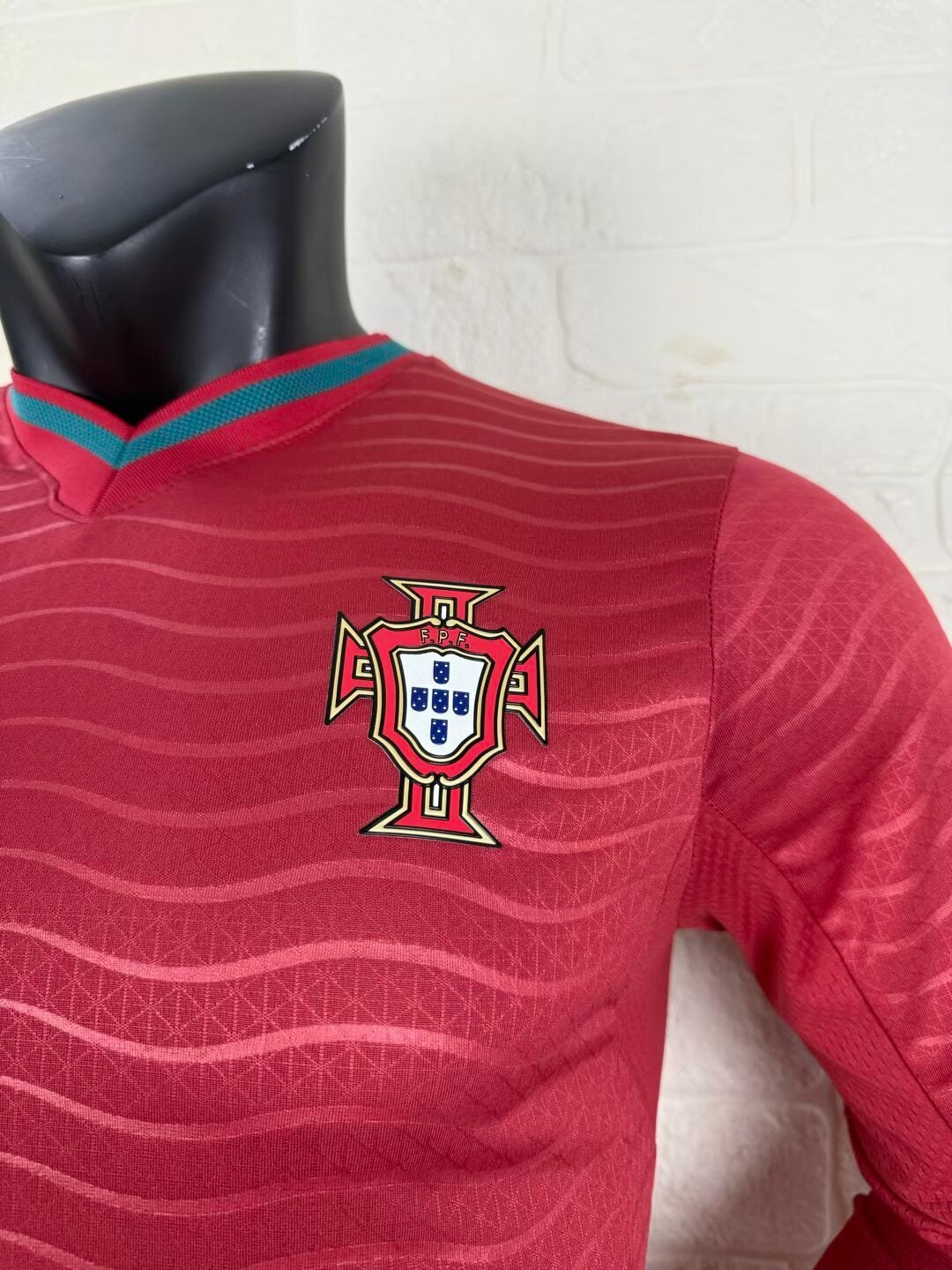 Portugal Home Player Jersey - Long Sleeve