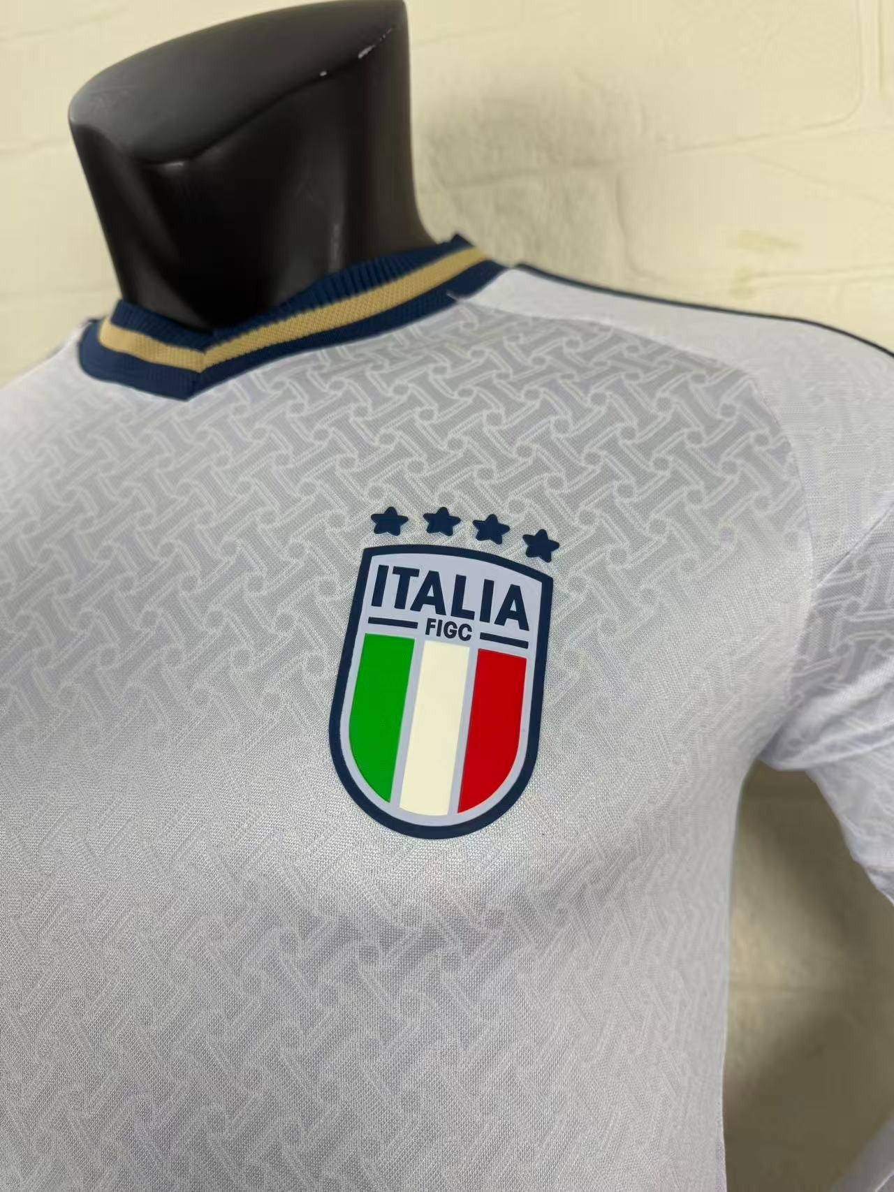 Italy Away Player Jersey - Long Sleeve