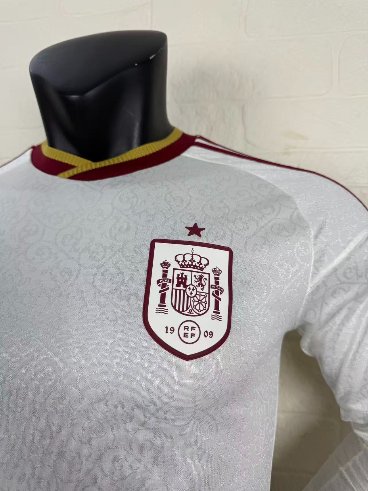 Spain Away Player Jersey - Long Sleeve