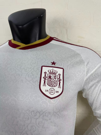 Spain Away Player Jersey - Long Sleeve