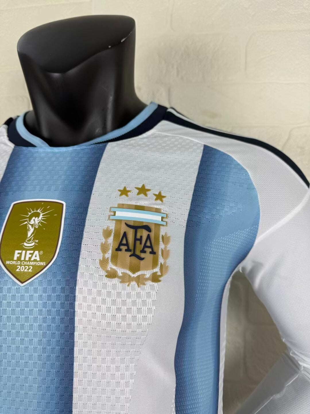 Argentina Home Player Jersey - Long Sleeve