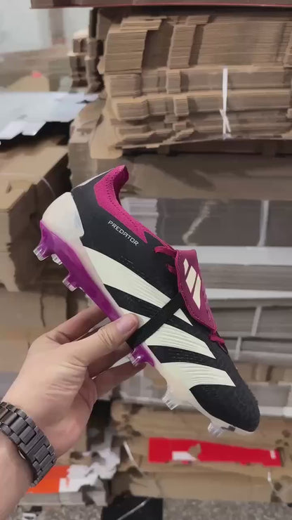 PREDATOR ACCURACY+ FG BOOTS-Black Purple