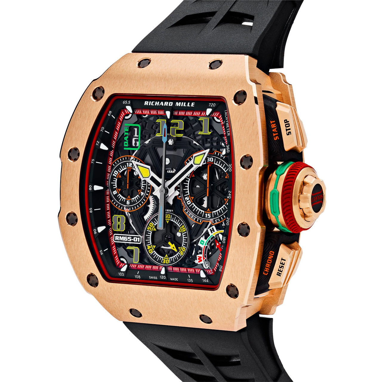 RM 65-01 Automatic Chronograph Full Rose Gold