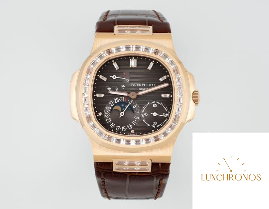 Replica Patek Philippe Nautilus 5724R-001 1:1 Best Version PPF Factory V3 Brown Dial
